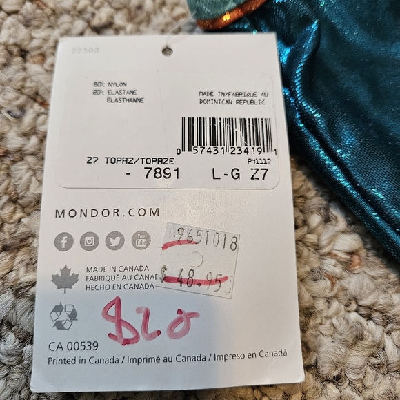 Mondor girls gymnastics leotard NWT - Picture 5 of 5